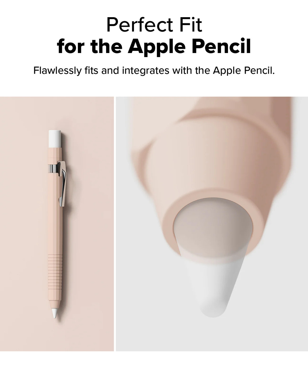 CASE RINGKE SILICONE PARA APPLE PENCIL 2DA GEN | ROSA ARENA - 4