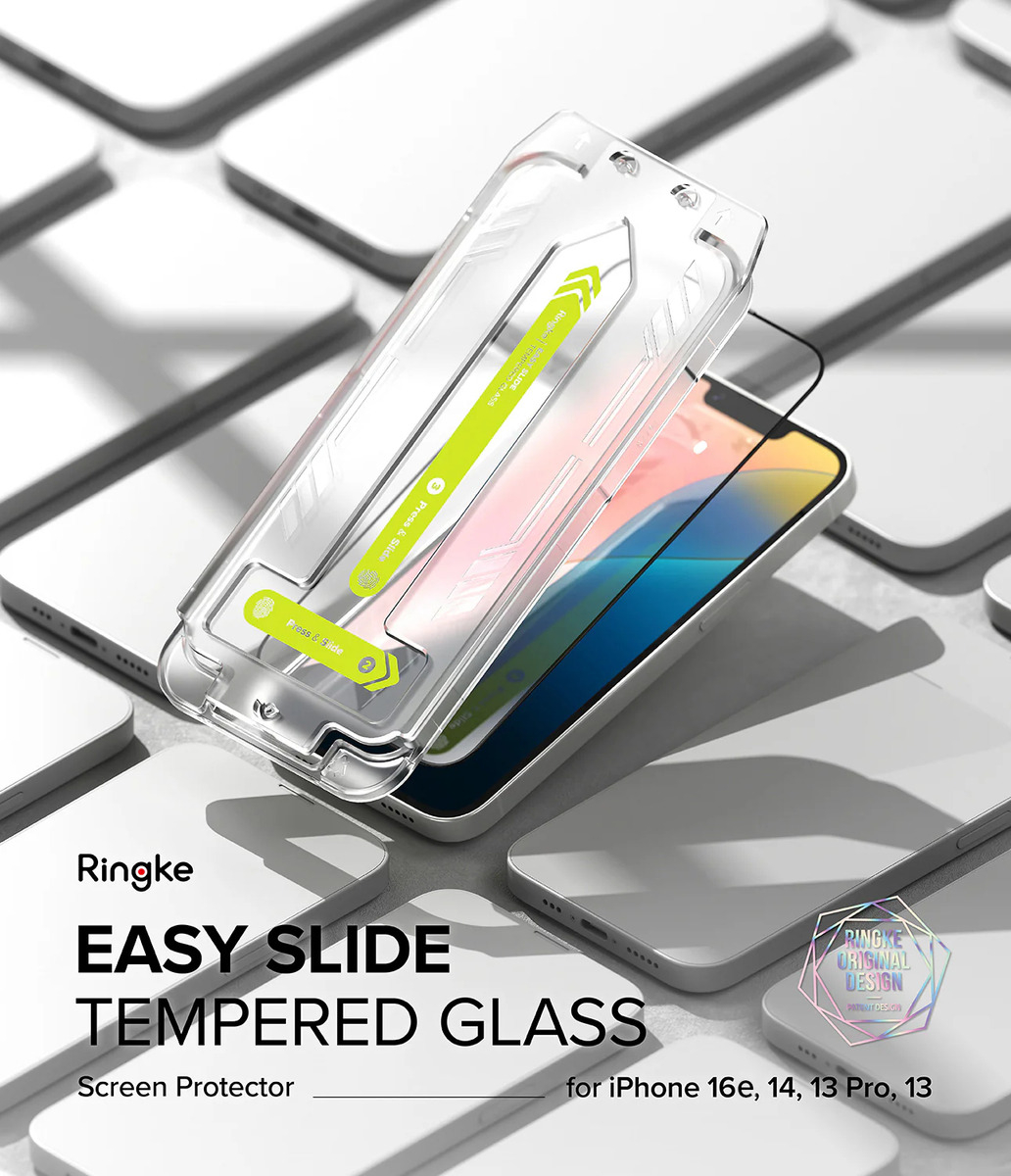 MICA VIDRIO RINGKE EASY SLIDE PARA IPHONE 14 NORMAL 6.1 2PC - 3