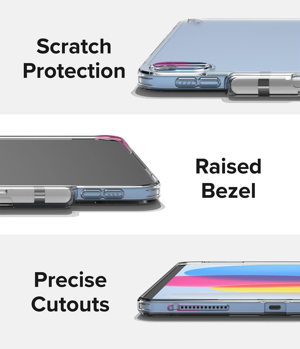 RINGKE FUSION CASE PARA IPAD A16 CHIP 11MA GEN (2025) CLEAR - 4