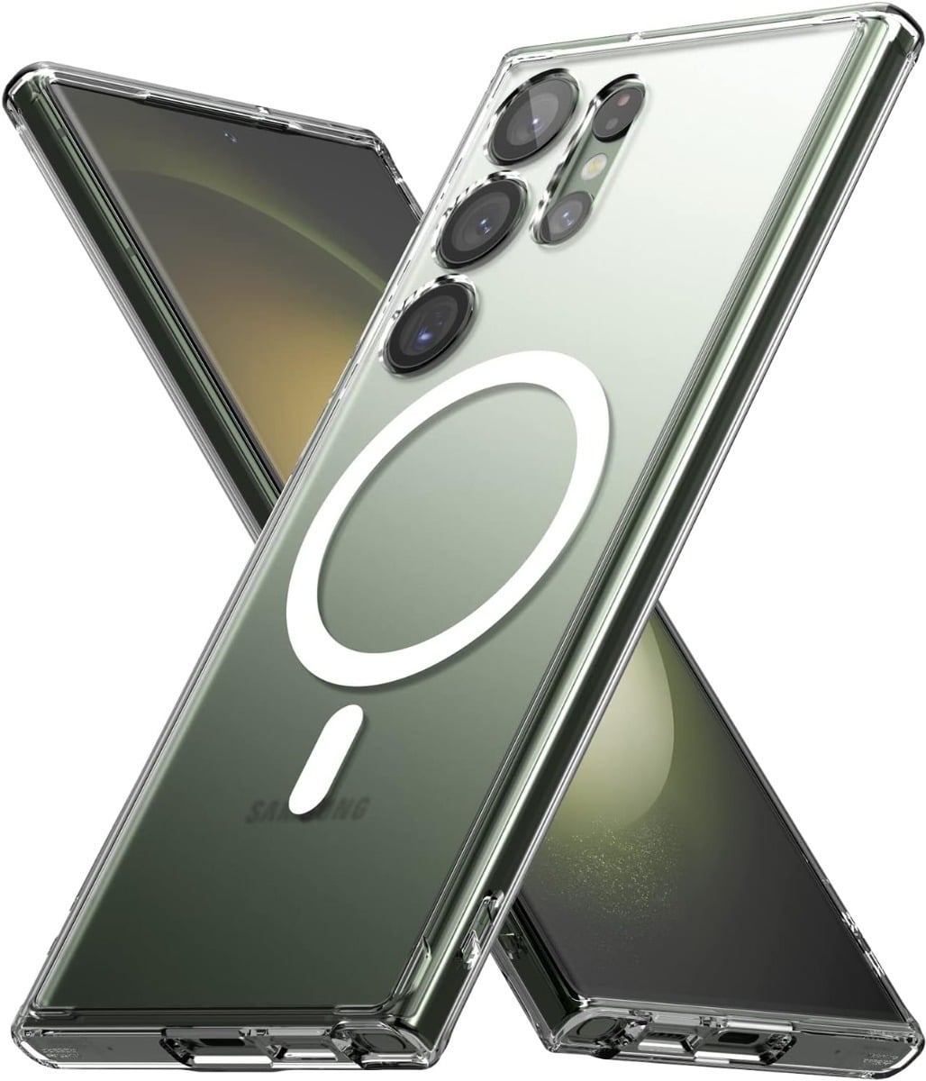 CASE RINGKE FUSION MAGSAFE CLEAR PARA GALAXY S23 ULTRA - 1