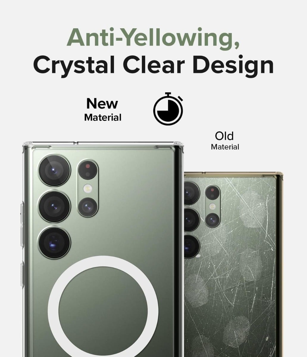 CASE RINGKE FUSION MAGSAFE CLEAR PARA GALAXY S23 ULTRA - 2