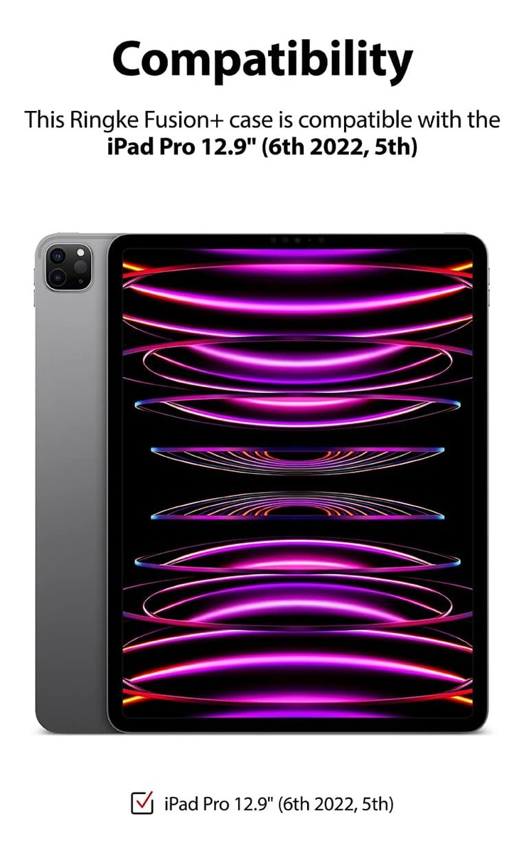 RINGKE FUSION CASE PARA IPAD PRO 12.9 2020 A2229 A2069 - 6