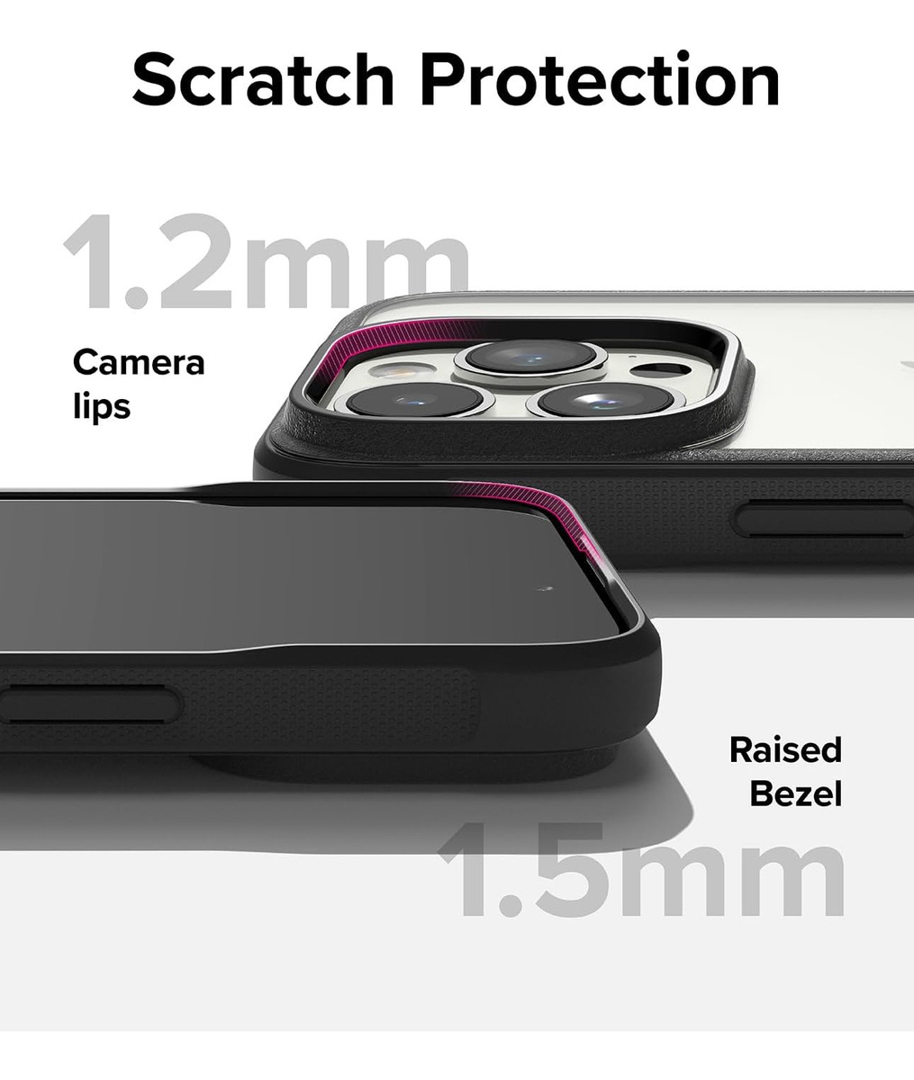 CASE RINGKE FUSION BOLD PARA IPHONE 15 PRO MAX 6.7 BLACK - 4