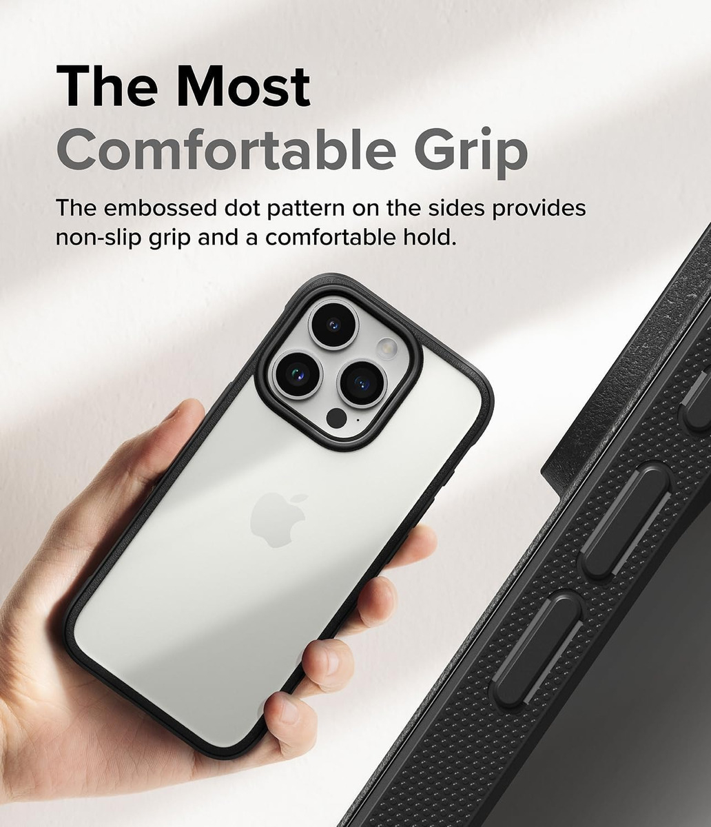 CASE RINGKE FUSION BOLD PARA IPHONE 15 PRO MAX 6.7 BLACK - 6