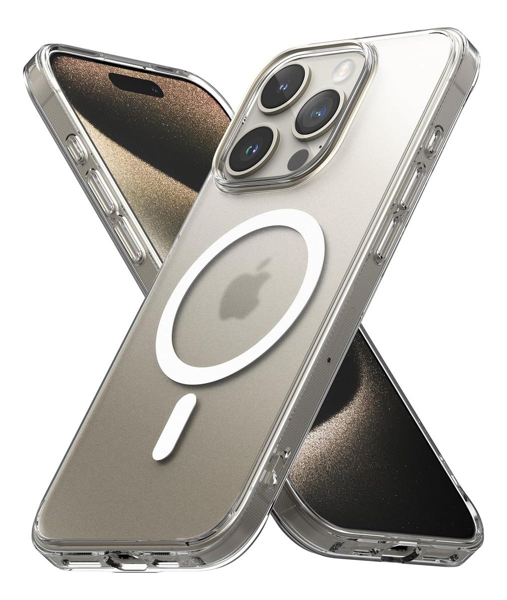CASE RINGKE FUSION MAGSAFE PARA IPHONE 15 PRO MAX 6.7 CLEAR - 1