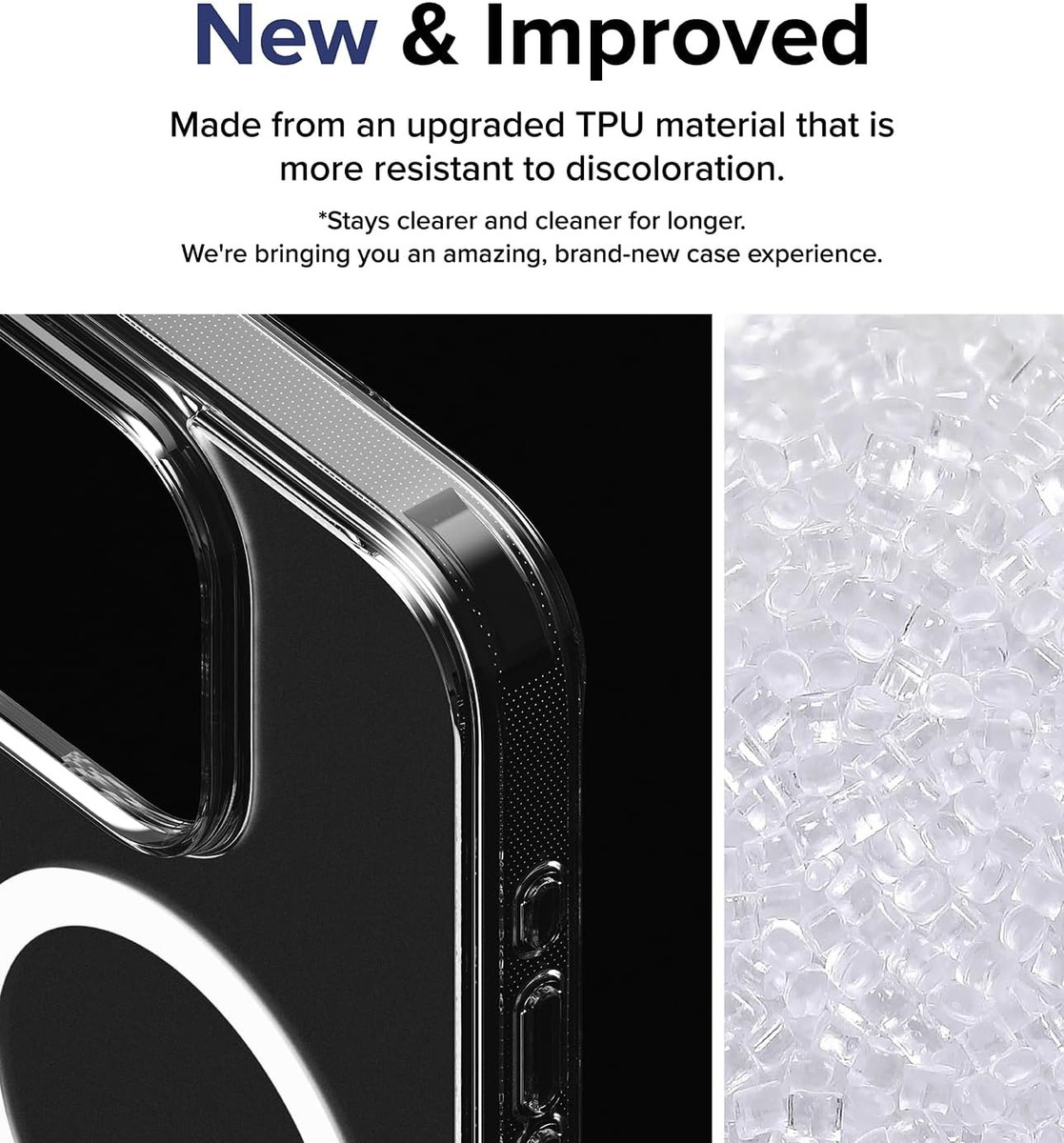 CASE RINGKE FUSION MAGSAFE PARA IPHONE 15 PRO MAX 6.7 CLEAR - 2