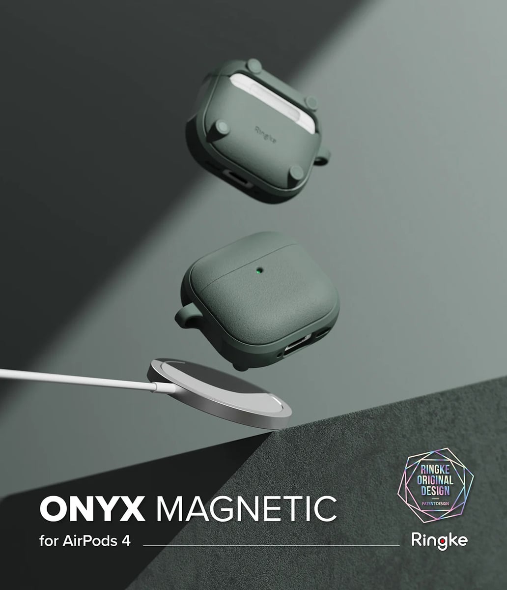 CASE RINGKE ONYX (MAG) PARA AIRPODS 4 | 4TA GEN 2024 GREEN - 2