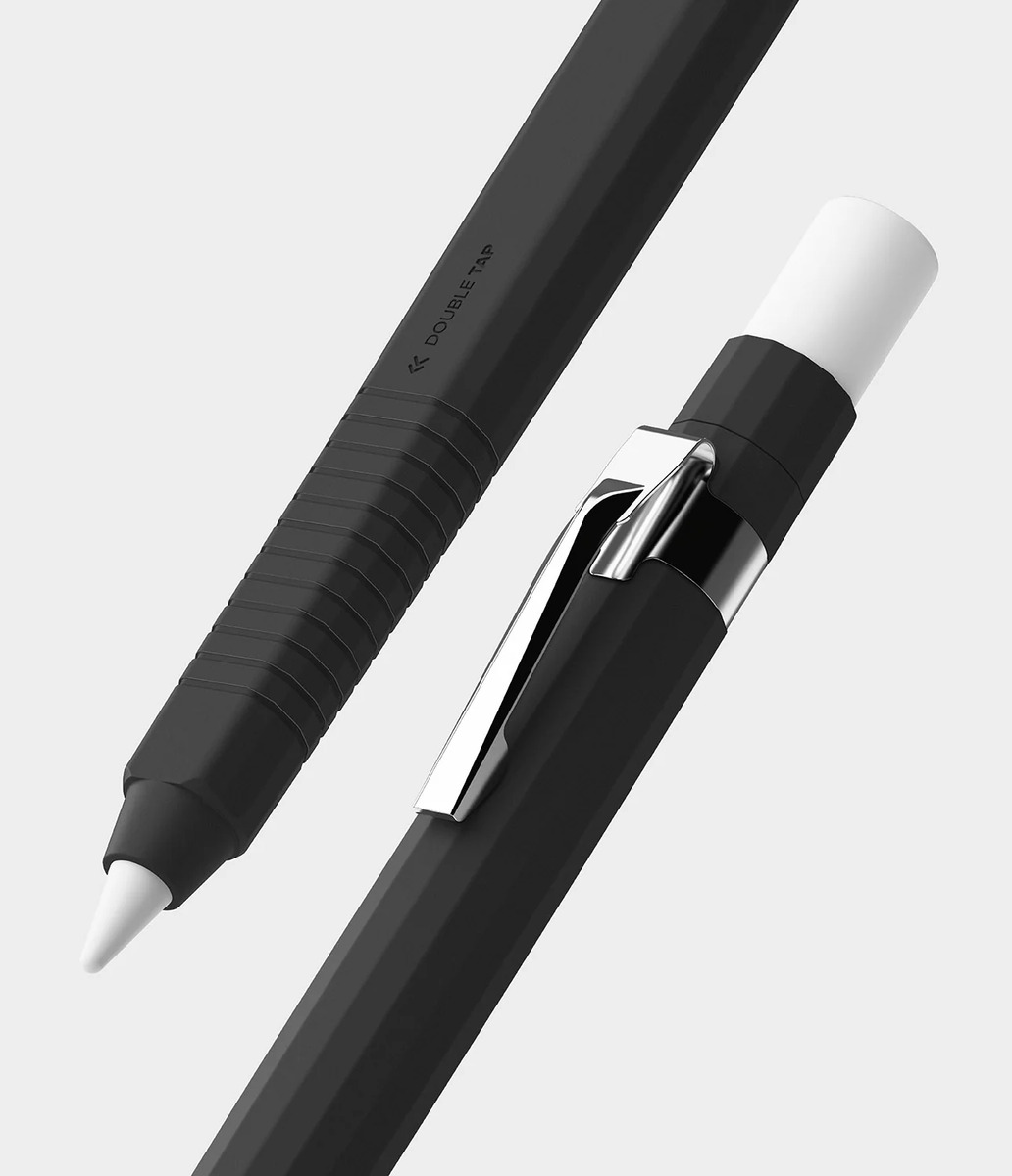 CASE RINGKE SILICONE PARA APPLE PENCIL 2DA GEN | MATTE BLACK - 1