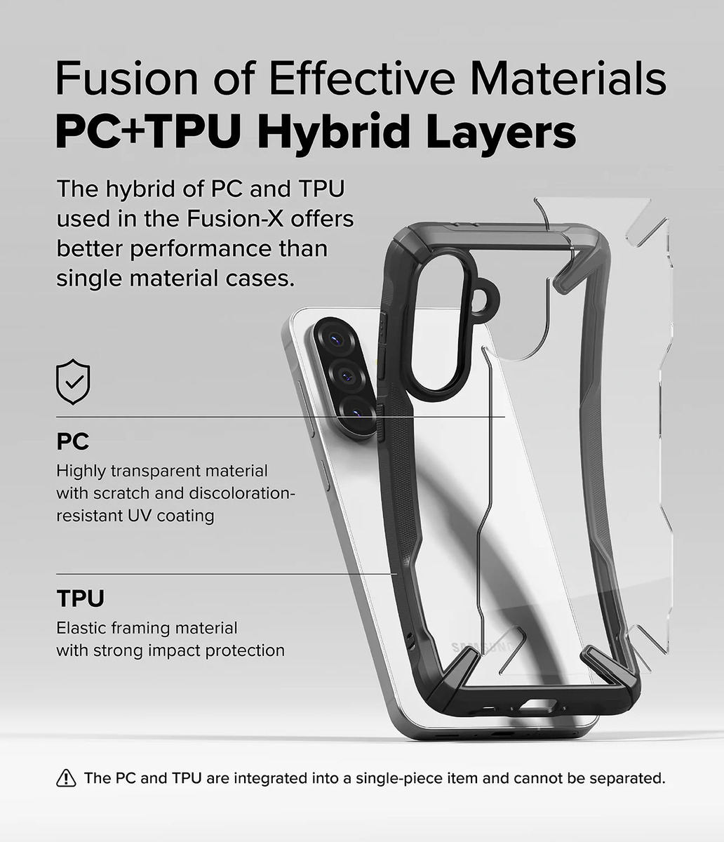 CASE RINGKE FUSION X PARA GALAXY A56 / A36 5G (2025) BLACK - 4