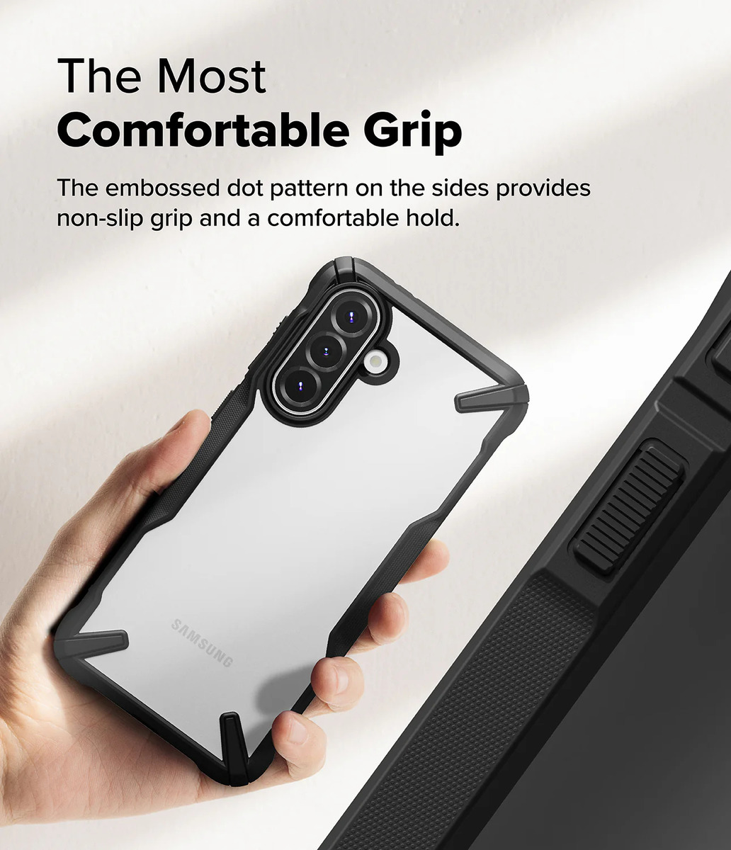 CASE RINGKE FUSION X PARA GALAXY A56 / A36 5G (2025) BLACK - 5