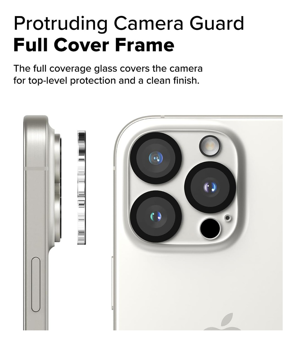 MICA PROTECTOR CÁMARA RINGKE GLASS IPHONE 16 PRO MAX 6.9 2PC - 2