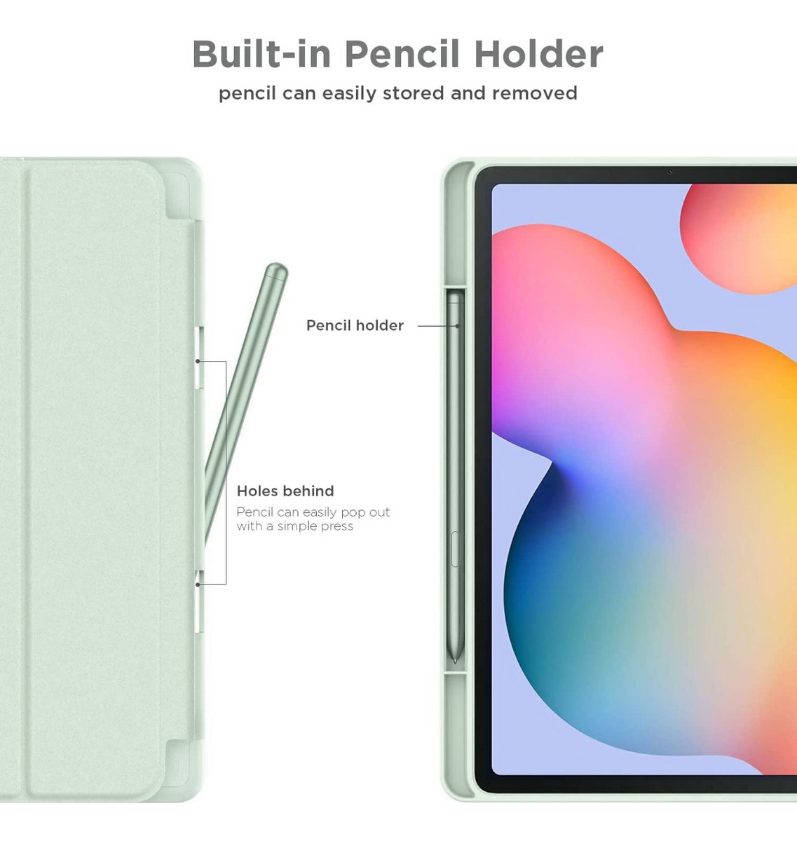 CASE GALAXY TAB S6 LITE 2022 P613 P619 FLIP COVER PROTECTOR - 5