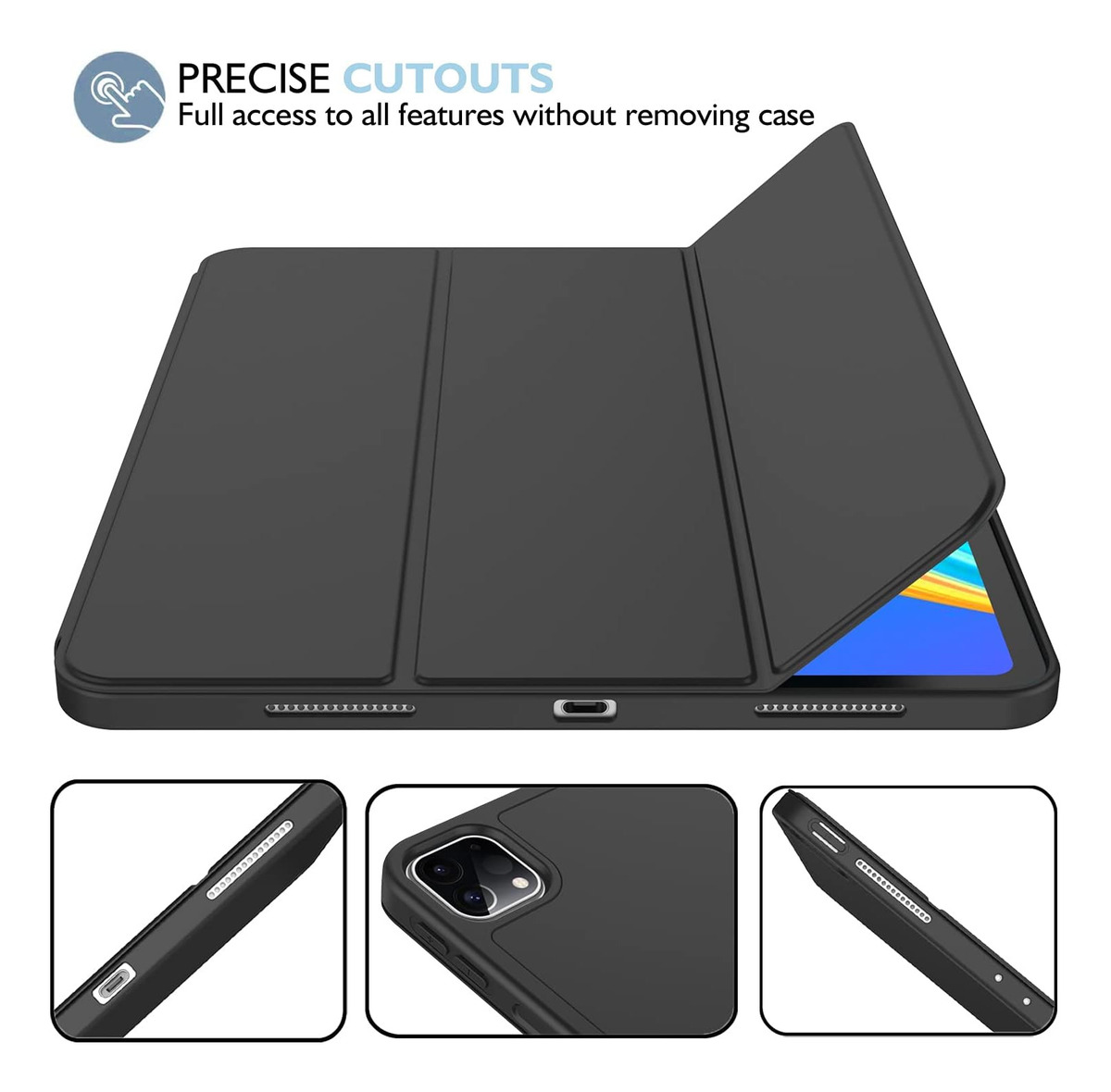 CASE PARA IPAD PRO 11 2020 2GEN A2068 A2228 CON PORTALAPIZ - 3