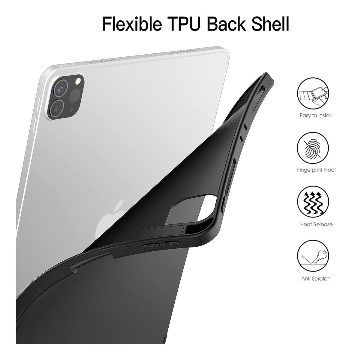 CASE PARA IPAD PRO 11 2020 2GEN A2068 A2228 CON PORTALAPIZ - 4