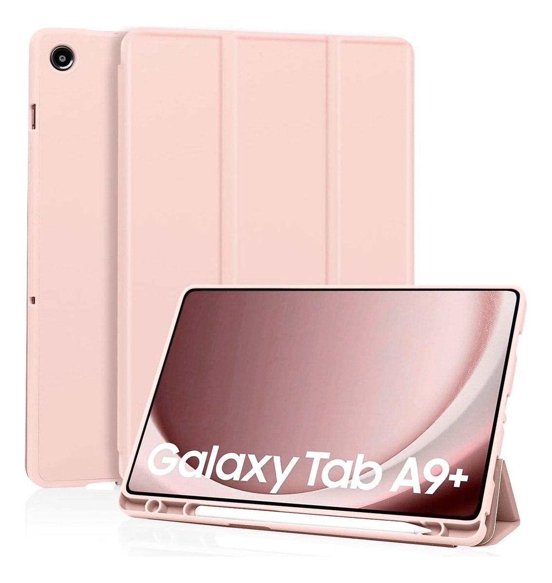 CASE FUNDA ESTUCHE PARA GALAXY TAB A9 PLUS X210 X216 ROSA - 1
