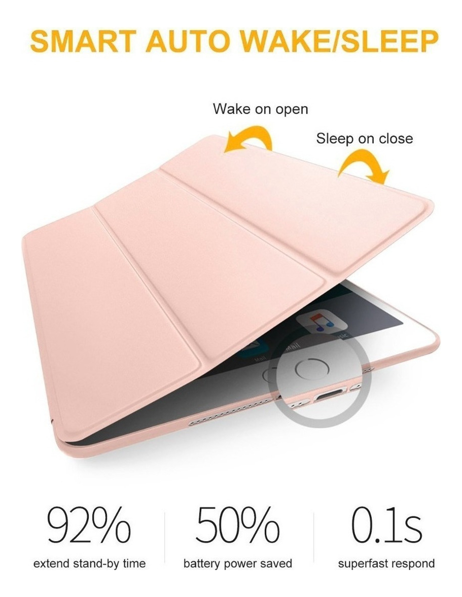 SMART CASE PARA IPAD 9.7 6TA 5TA 2018 2017 FUNDA SILICONADA - 3