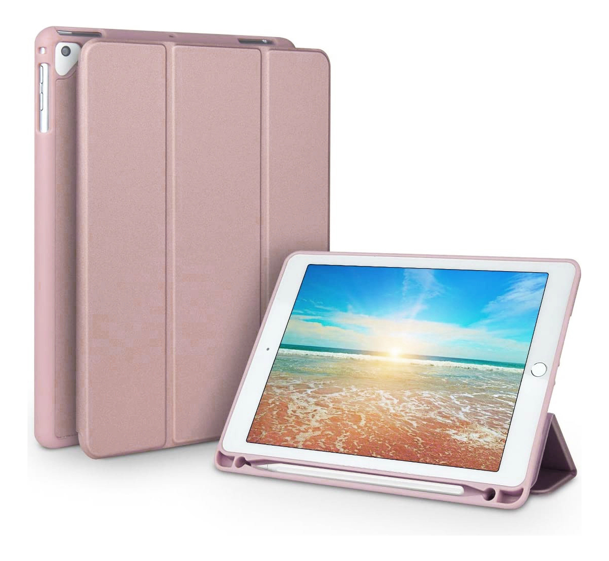 FUNDA SMART CASE PARA IPAD AIR 2 2014 A1566 A1567 SILICONADO - 1