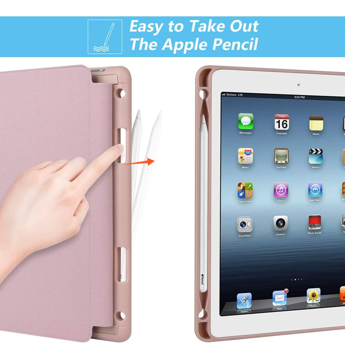 FUNDA SMART CASE PARA IPAD AIR 2 2014 A1566 A1567 SILICONADO - 2