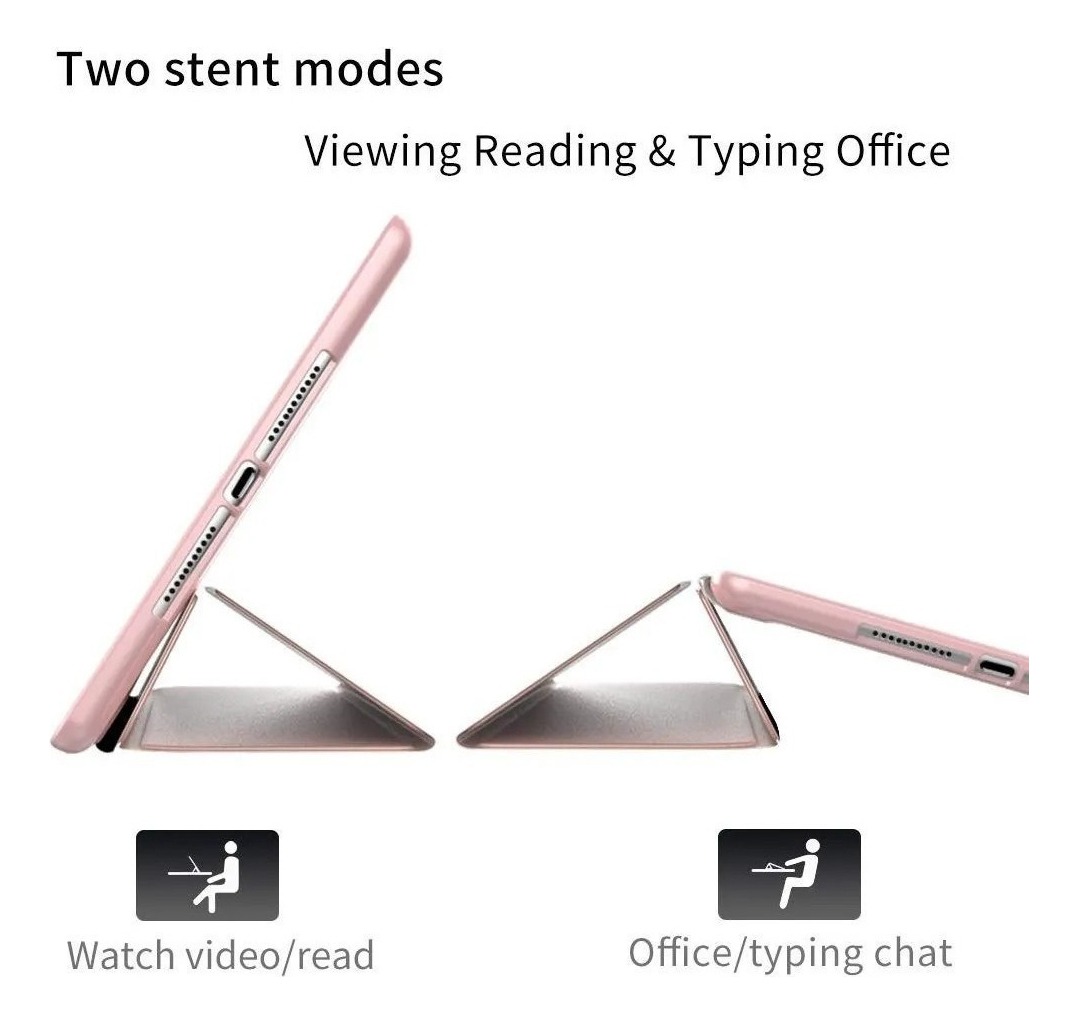 SMART CASE PARA IPAD 9.7 5ª 6ª GEN A1893 A1954 A1822 ROSA - 4