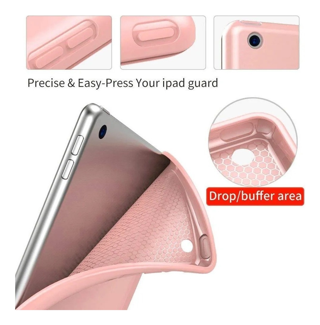 SMART CASE PARA IPAD 9.7 5ª 6ª GEN A1893 A1954 A1822 ROSA - 5