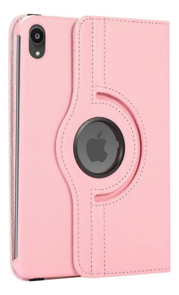 FUNDA CASE GIRATORIO PARA IPAD MINI 7 GEN A2993 A2995 ROSA - 4