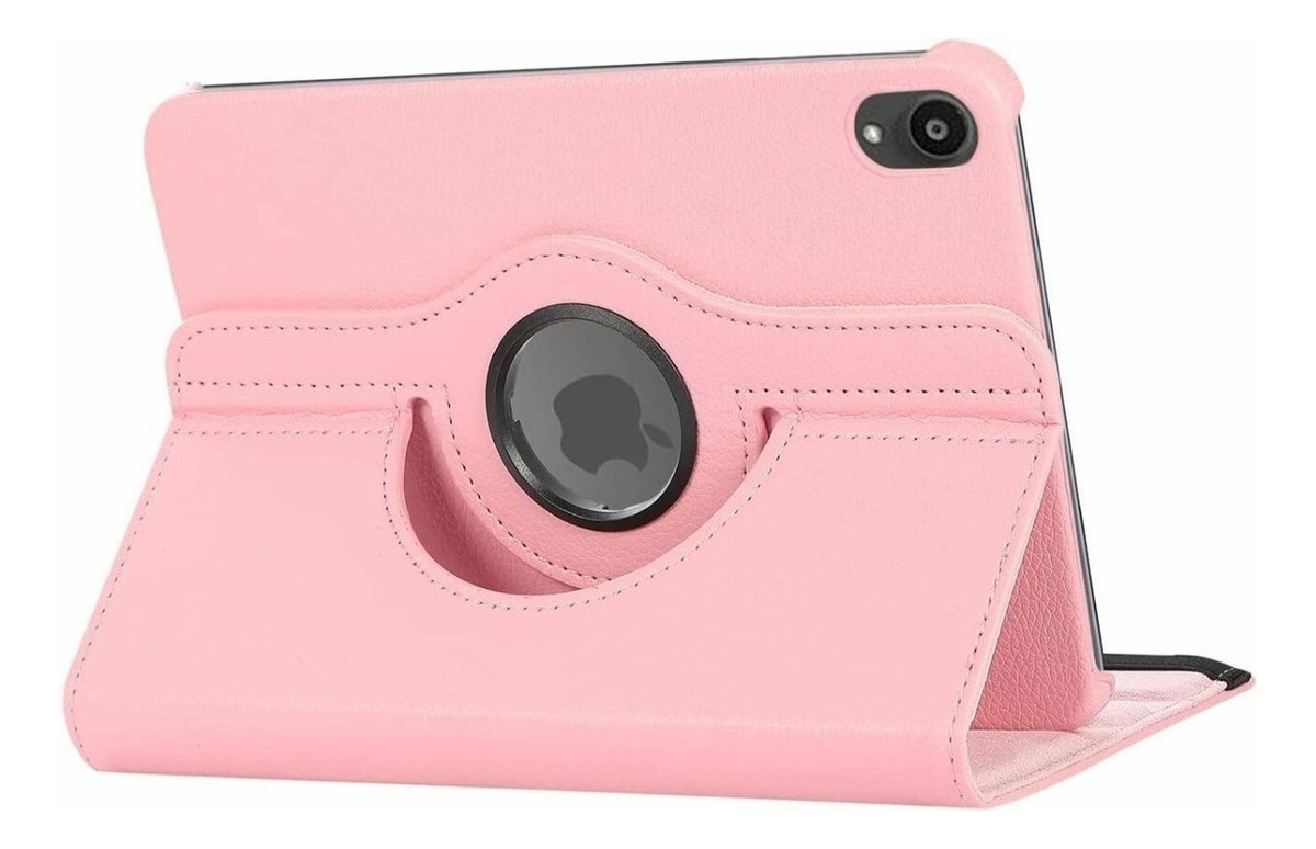 FUNDA CASE GIRATORIO PARA IPAD MINI 7 GEN A2993 A2995 ROSA - 5