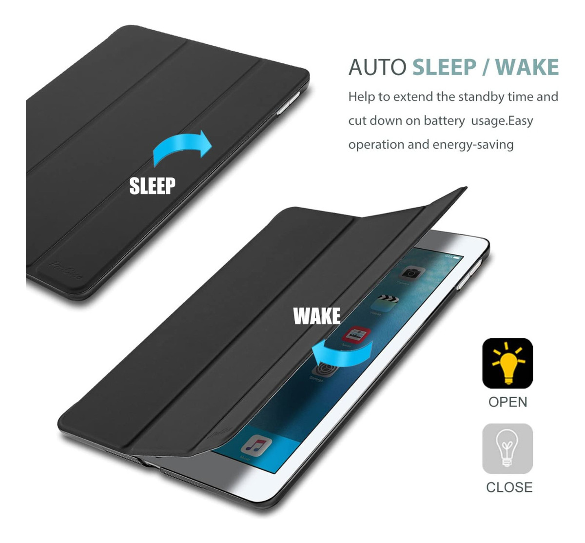 FUNDA SMART CASE PARA IPAD PRO 10.5 A1701 A1709 SILICONADO - 4