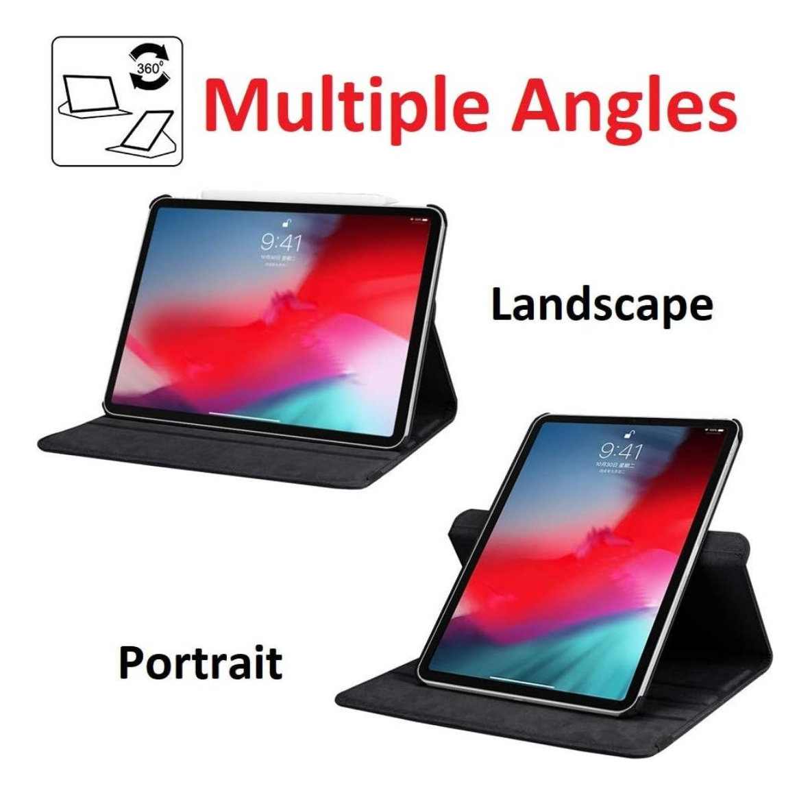 CASE GIRATORIO PARA IPAD PRO 11 2021 M1 3GEN A2301 A2460 - 4