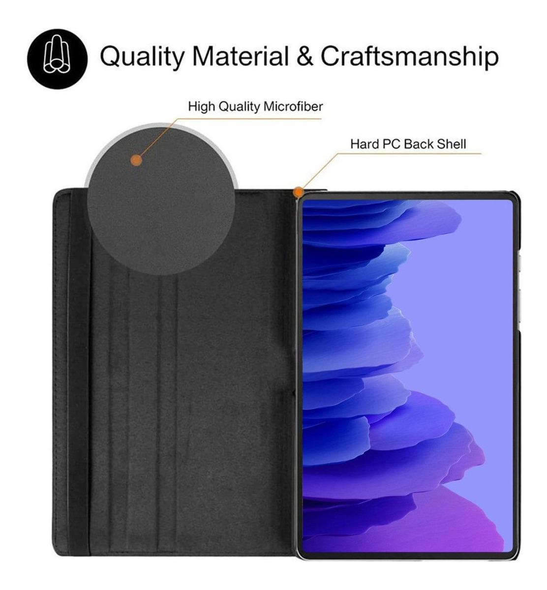 CASE FUNDA COVER PARA GALAXY TAB A7 10.4 T500 T505 PROTECTOR - 2
