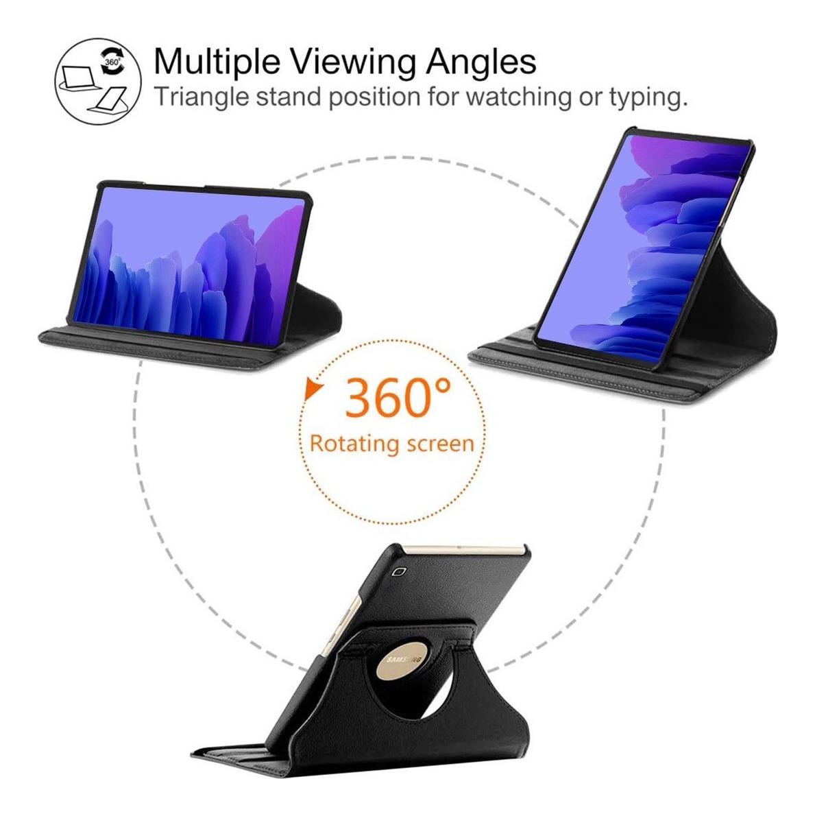 CASE FUNDA COVER PARA GALAXY TAB A7 10.4 T500 T505 PROTECTOR - 5
