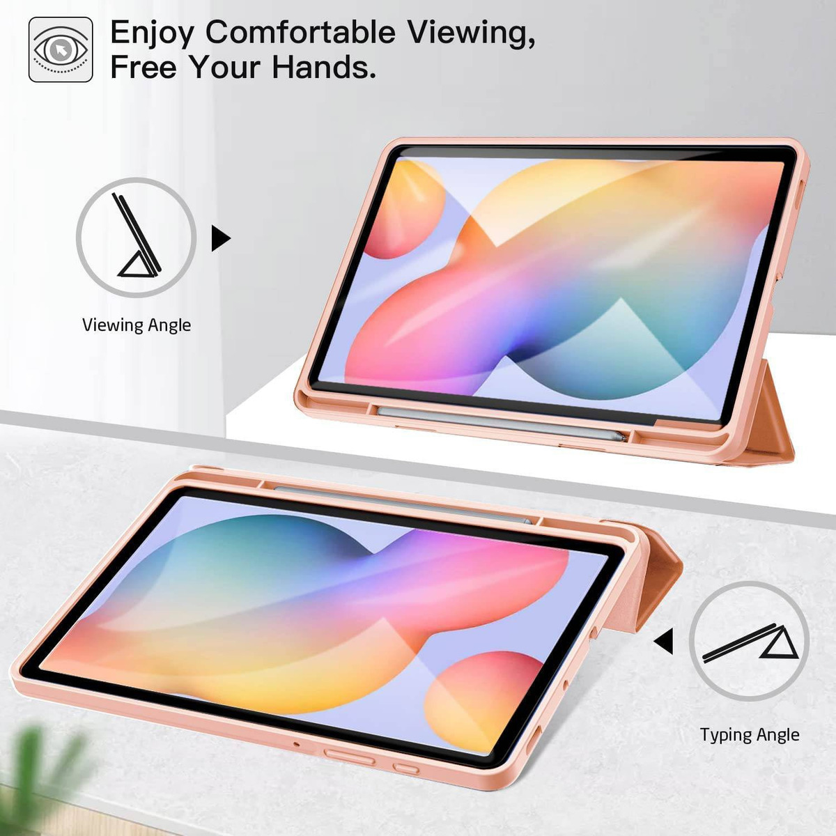CASE FUNDA PARA GALAXY TAB S6 LITE 2020/22/24 CON PORTALÁPIZ - 2