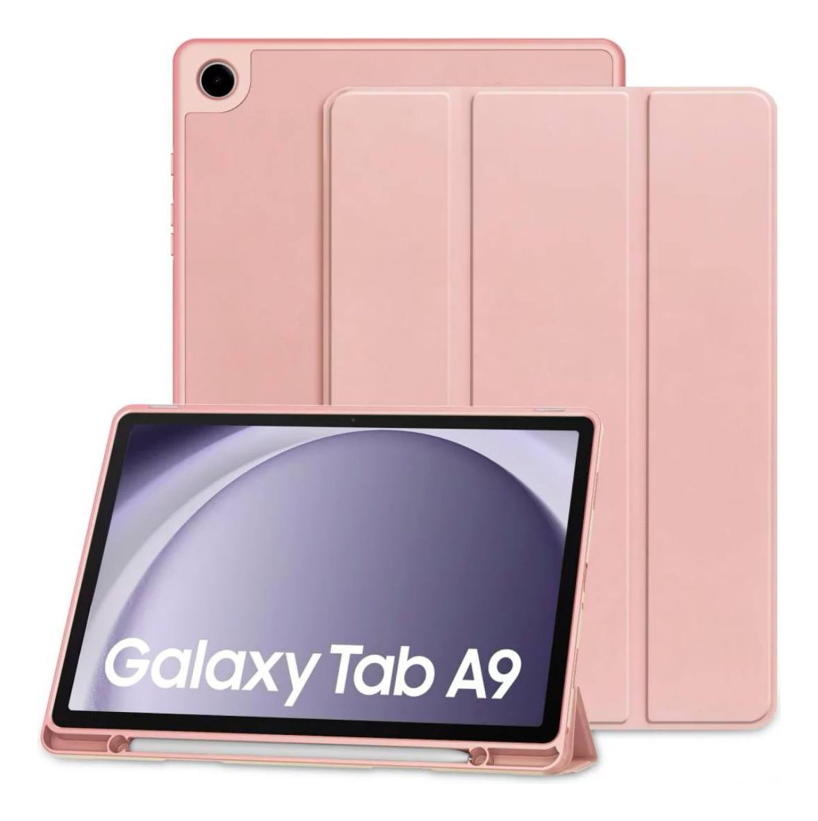 CASE PARA GALAXY TAB A9 8.7 X110 X115 FUNDA ESTUCHE ROSA - 1