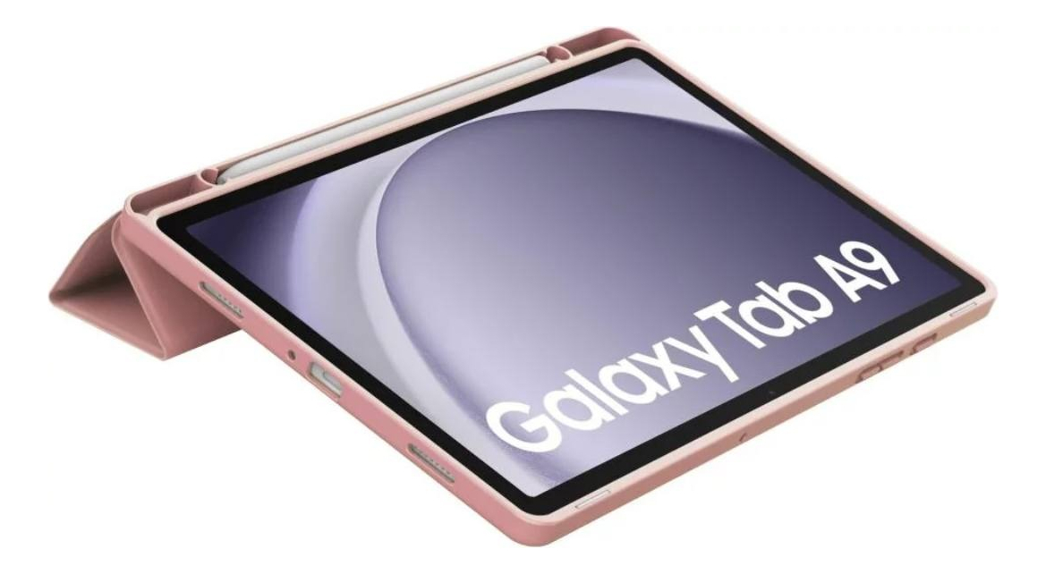 CASE PARA GALAXY TAB A9 8.7 X110 X115 FUNDA ESTUCHE ROSA - 4