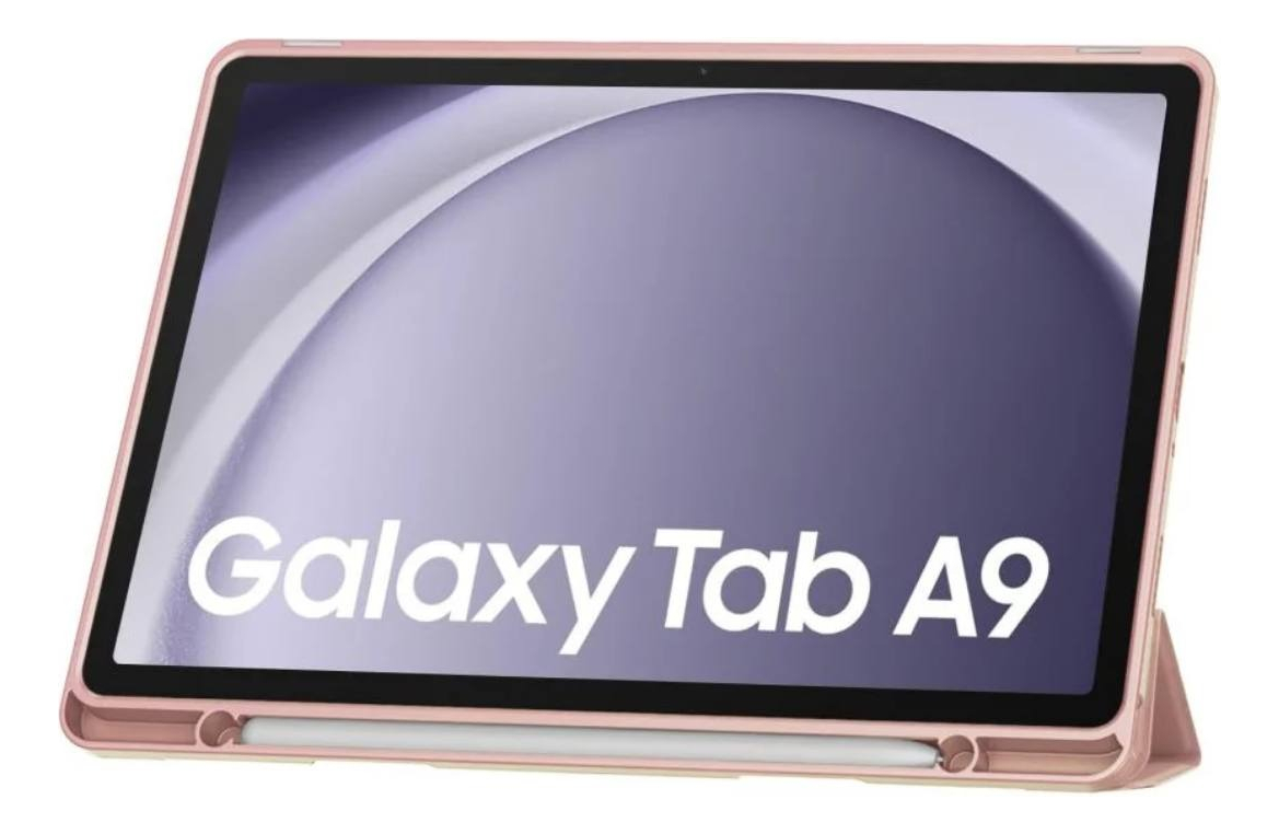 CASE PARA GALAXY TAB A9 8.7 X110 X115 FUNDA ESTUCHE ROSA - 5
