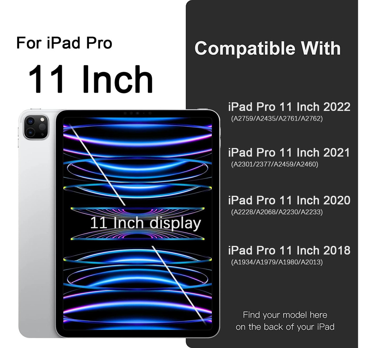 FUNDA SMART CASE PARA IPAD PRO 11 2020 2GEN A2068 A2228 - 2