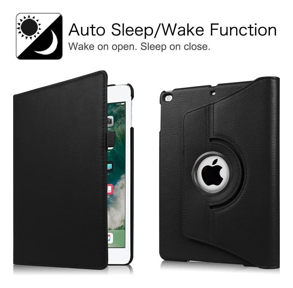 CASE FUNDA PROTECTOR PARA IPAD 9.7 5TA GEN A1822 A1823 NEGRO - 6