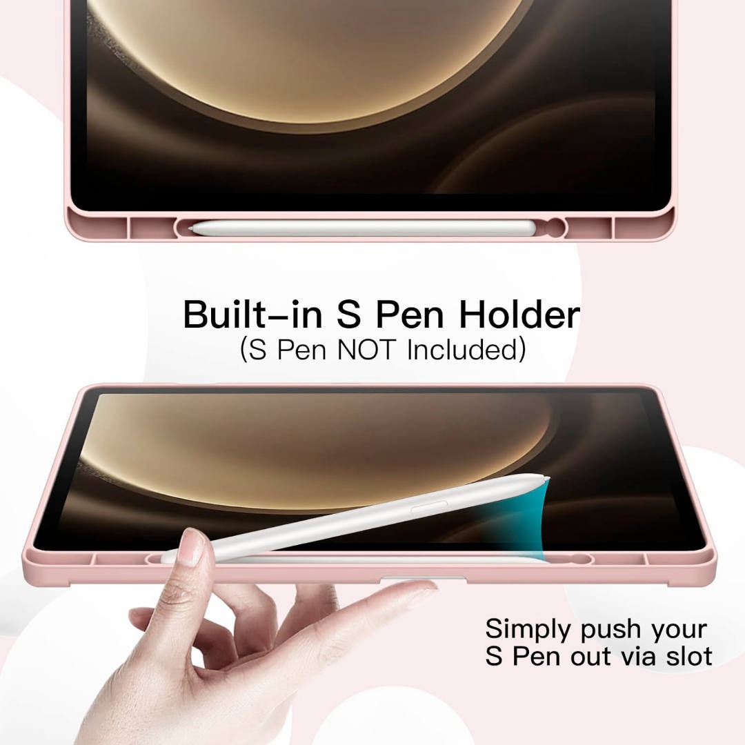 SMART CASE PARA GALAXY TAB S10 FE 10.9 X520 X526 (2025) ROSE - 2