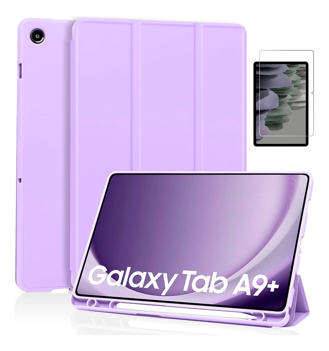 CASE FUNDA ESTUCHE PARA GALAXY TAB A9 PLUS 11 X210 SET+MICA - 1