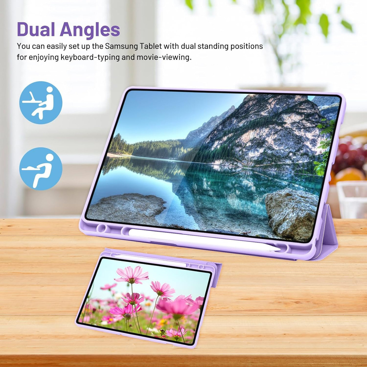 CASE FUNDA ESTUCHE PARA GALAXY TAB A9 PLUS 11 X210 SET+MICA - 5