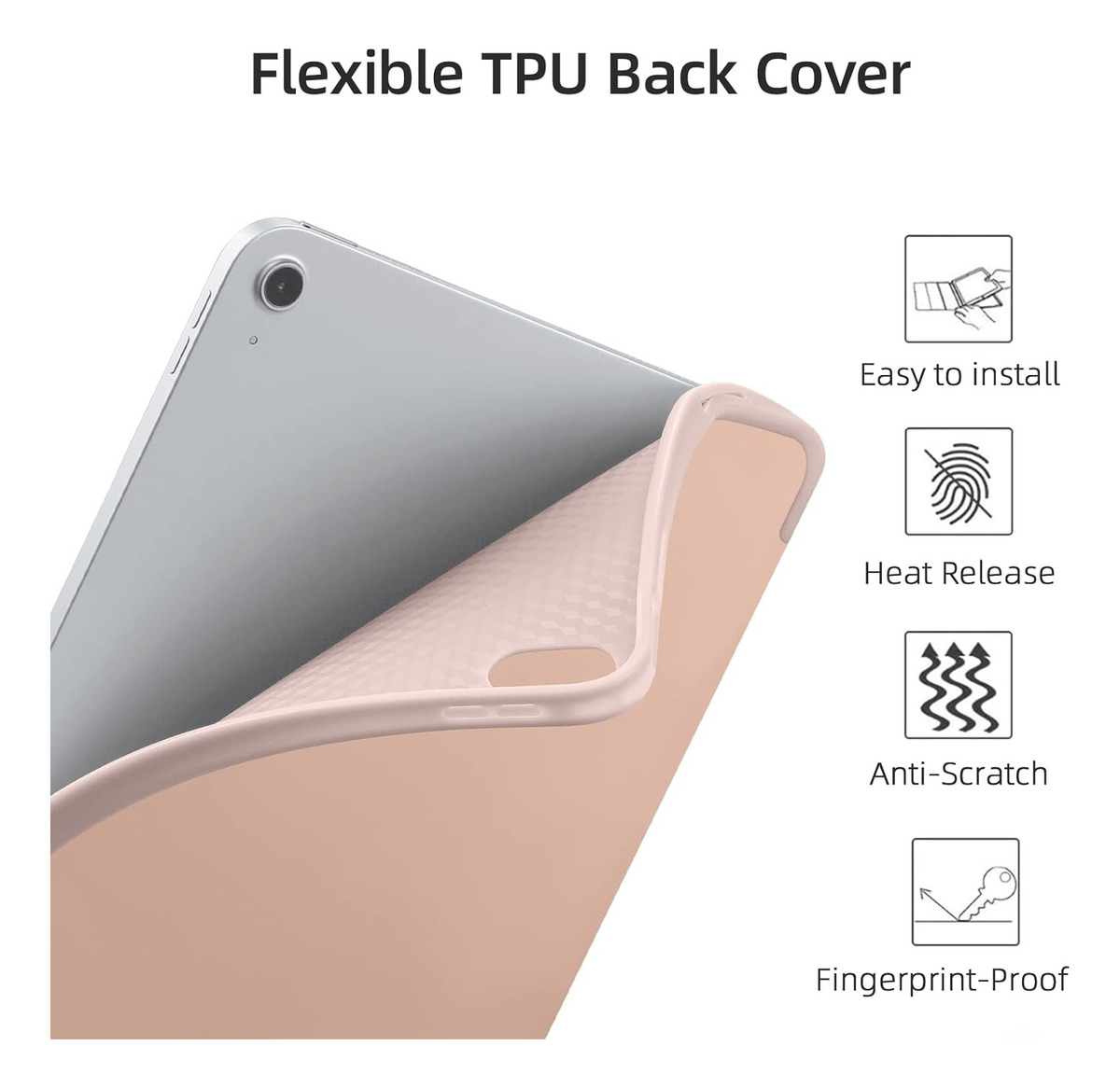 FUNDA SMART CASE PARA IPAD AIR 4 / IPAD AIR 5 2022 PROTECTOR - 3
