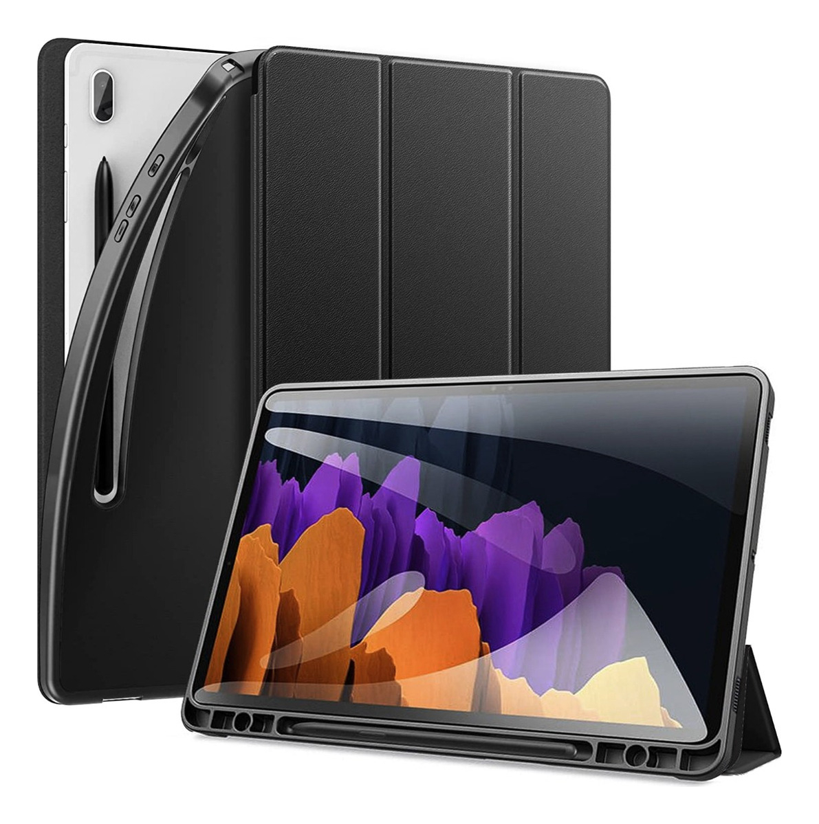 FUNDA CASE PARA GALAXY TAB S7 11 T870 T875 CON PORTALAPIZ - 1