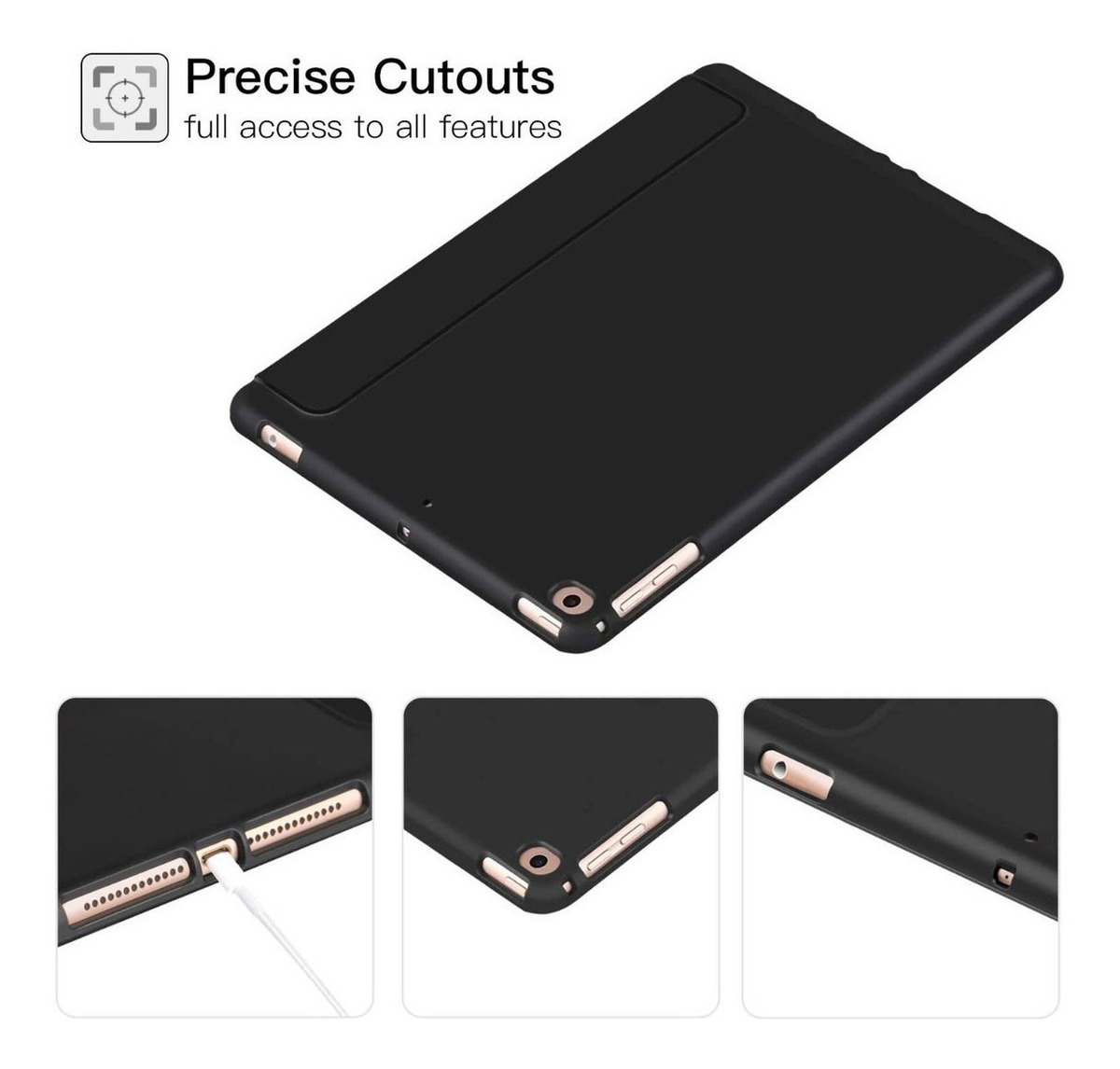 FUNDA SMART CASE PARA IPAD AIR 2 2014 A1566 A1567 SILICONADO - 4