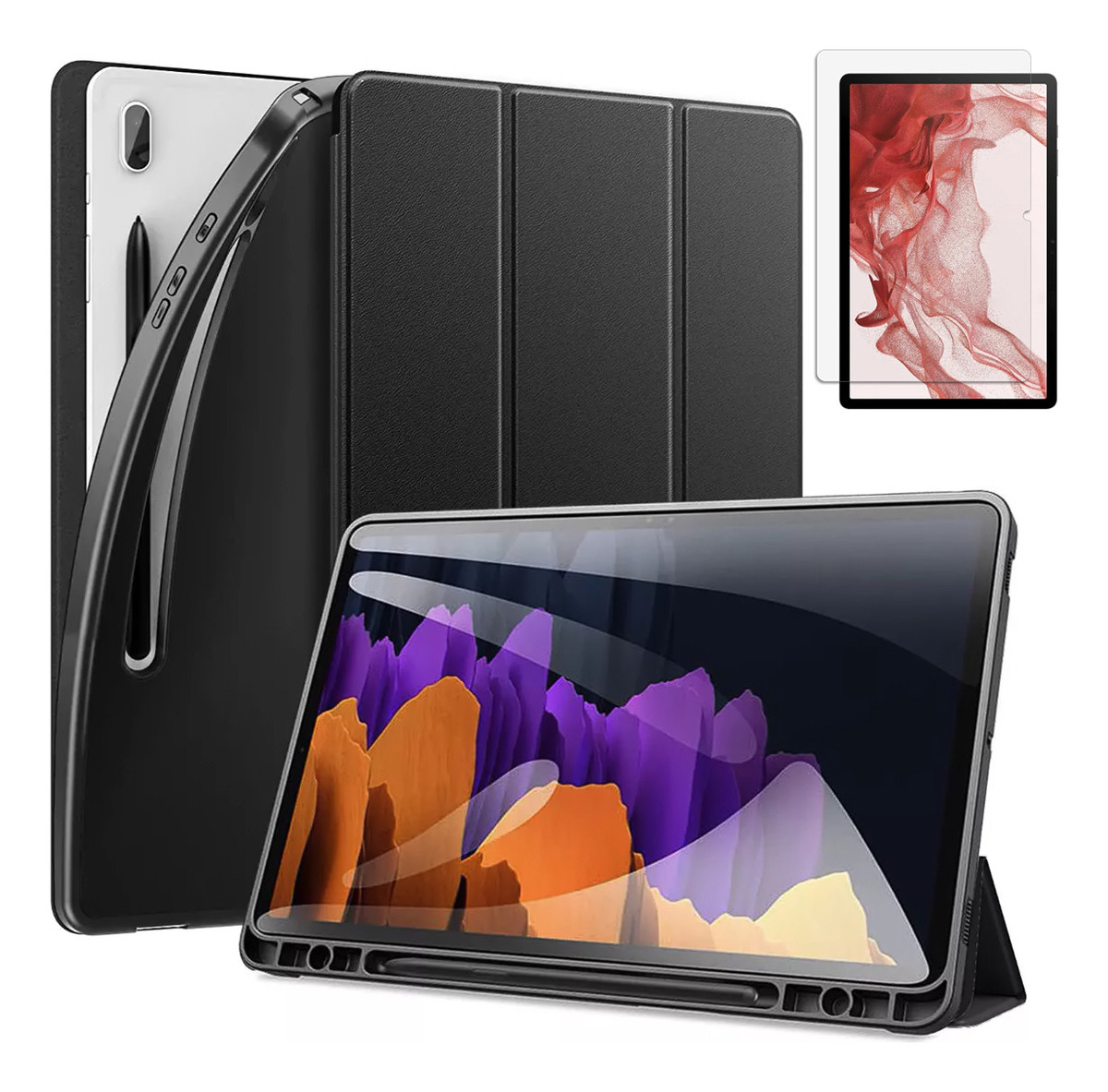 CASE + MICA PARA GALAXY TAB S8 11 X700 / TAB S7 11 T870 - 1