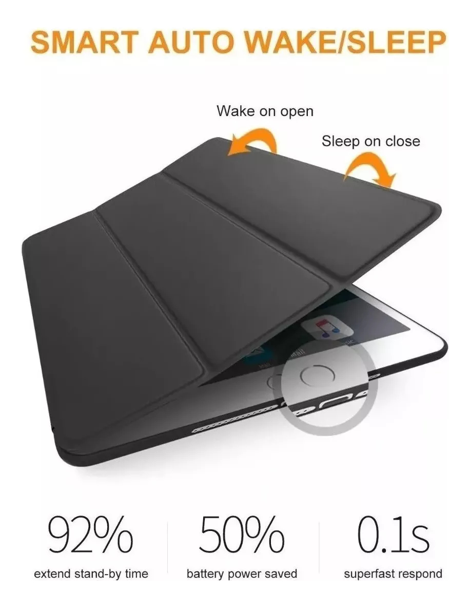 CASE FUNDA ESTUCHE PARA IPAD 10.2 7MA 8VA 9NA GEN - 4