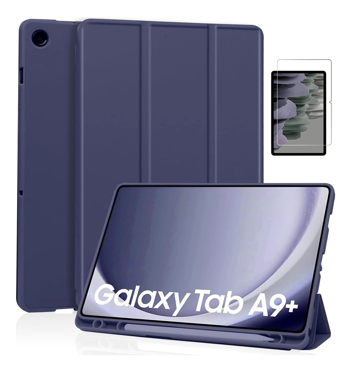 CASE FUNDA ESTUCHE PARA GALAXY TAB A9 PLUS 11 X210 SET+MICA - 1