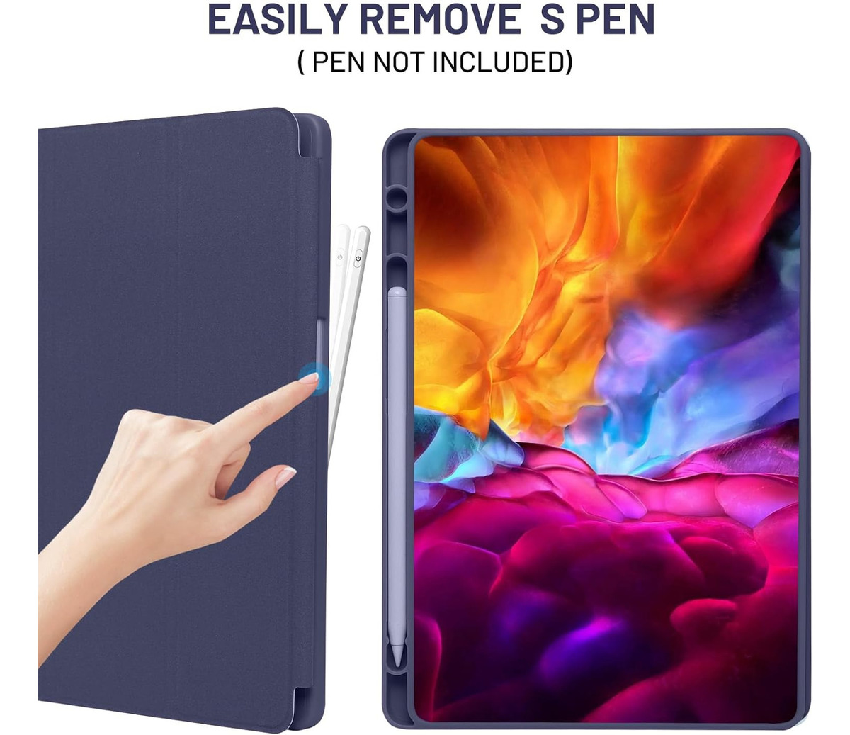 CASE FUNDA ESTUCHE PARA GALAXY TAB A9 PLUS 11 X210 SET+MICA - 3