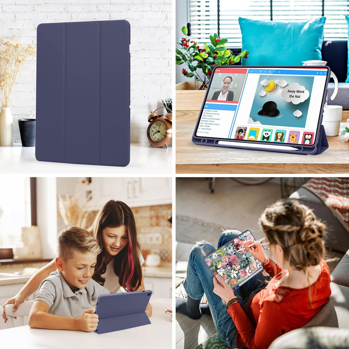 CASE FUNDA ESTUCHE PARA GALAXY TAB A9 PLUS 11 X210 SET+MICA - 4