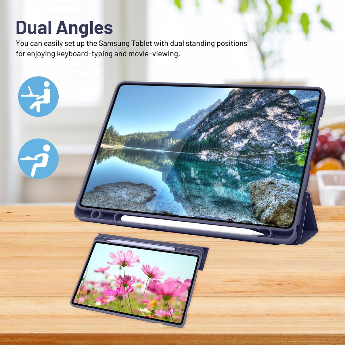 CASE FUNDA ESTUCHE PARA GALAXY TAB A9 PLUS 11 X210 SET+MICA - 5