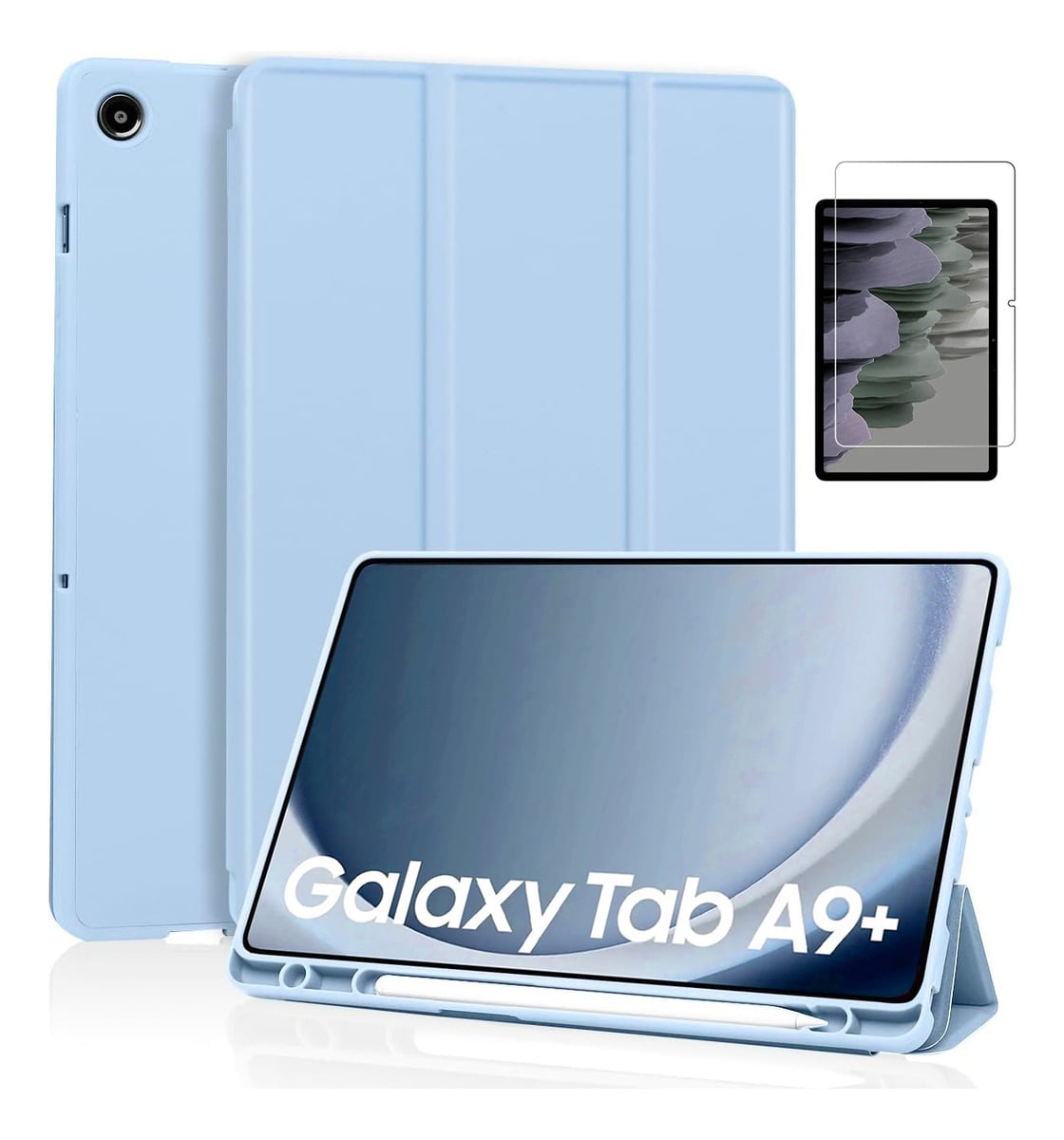 CASE FUNDA ESTUCHE PARA GALAXY TAB A9 PLUS 11 X210 SET+MICA - 1