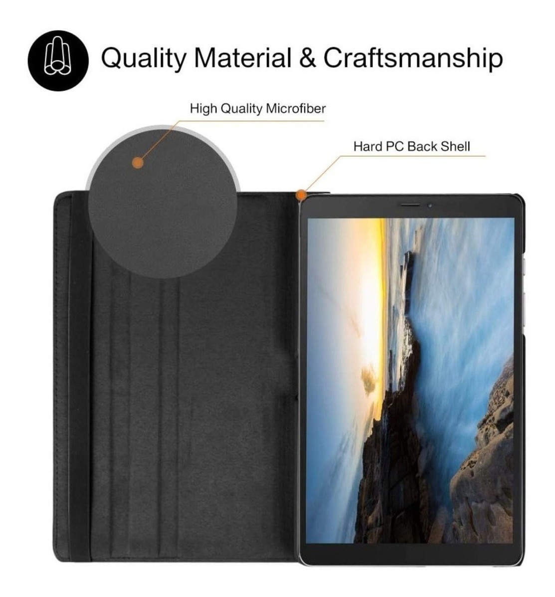 CASE FUNDA ESTUCHE FLIP PARA GALAXY TAB A 8.0 2019 T290 T295 - 6
